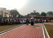 Salat Istisqa dan doa bersama di Lapangan Polres Kukar. (Irvan/dutakaltimnews.com)