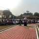 Salat Istisqa dan doa bersama di Lapangan Polres Kukar. (Irvan/dutakaltimnews.com)