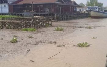 Kondisi Air Surut di Wilayah Hulu Kukar (Istimewa)