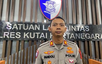 Kasat Lantas Polres Kukar, AKP Ahmad Fandoli. (Irvan/dutakaltimnews.com)