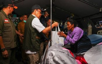 Pemerintah juga terus memperkuat konektivitas untuk mendukung penyaluran bantuan logistik ke sejumlah wilayah terdampak. (Dok: setneg.go.id)