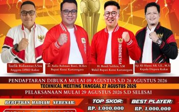 Flayer Turnamen Sepakbola Muara Wis Cup 2026 (Dok. Dispora Kukar)