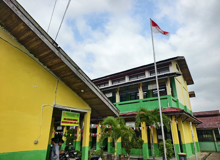 Gedung SMA YPK Tenggarong (Dok. Andri/dutakaltimnews.com)