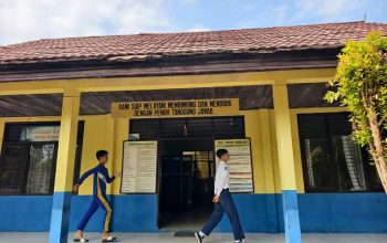 Seragam Gratis SMP Swasta Kukar Belum Cair, Sekolah Tunggu Anggaran Perubahan 3 Gedung SMP YPK 1 Tenggarong (Foto : Andri/dutakaltimnews.com)
