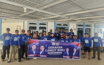 Kegiatan gotong royong dan bersih-bersih Mushola Miftahul Khair di Desa Selerong, Kecamatan Sebulu (Dok. DPC Partai Demokrat)