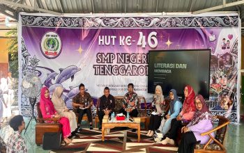 Perdana SMPN 2 Tenggarong Gelar Talk Show Festival Literasi di HUT ke-46