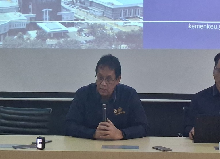 Menteri Keuangan (Menkeu) Purbaya Yudhi Sadewa dalam Media Briefing di Kementerian Keuangan pada Rabu (5/8/2026). (Dok: kompas.com)