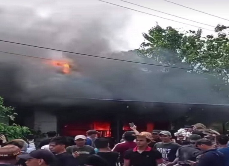 Kejadian Pembakaran Rumah di Tabang (Istimewa)