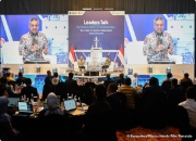 Wamenkeu Suahasil Nazara Paparkan Peluang Ekonomi di Balik Dekarbonisasi 8 Wakil Menteri Keuangan (Wamenkeu), Suahasil Nazara, Leaders Talk Pertamina International Shipping bertajuk “The Fiscal Economics of Decarbonization: What It Means for Indonesia's Shipping Industry”. (Dok. Kementerian Keuangan)
