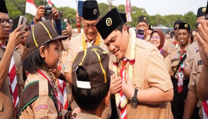Sampaikan Pesan Presiden di Hari Pramuka ke-65, Menpora Erick Tekankan Peran Pilar Pramuka Bentuk Karakter Bangsa