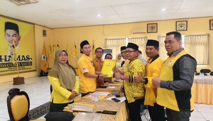 Hasanuddin Mas’ud Jadi Calon Tunggal Ketua Golkar Kukar, 20 PTK Bulat Beri Dukungan