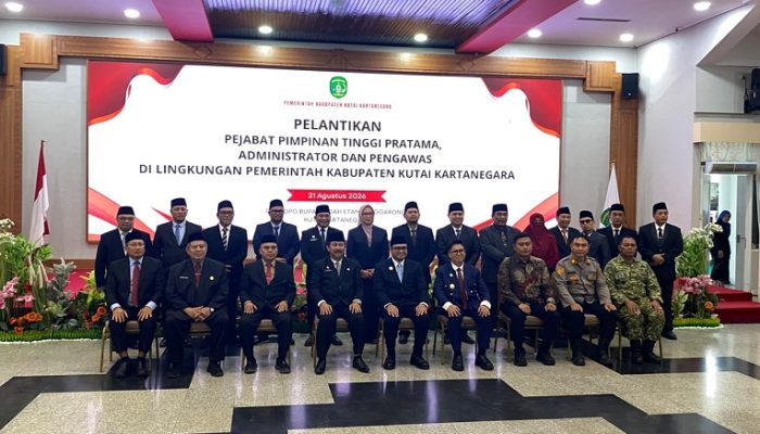 Bupati Kukar Lantik 14 Pejabat, Pengisian Jabatan Kosong Dilakukan Bertahap