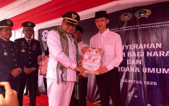 HUT ke-81 RI, 726 Warga Binaan Lapas Tenggarong Terima Remisi