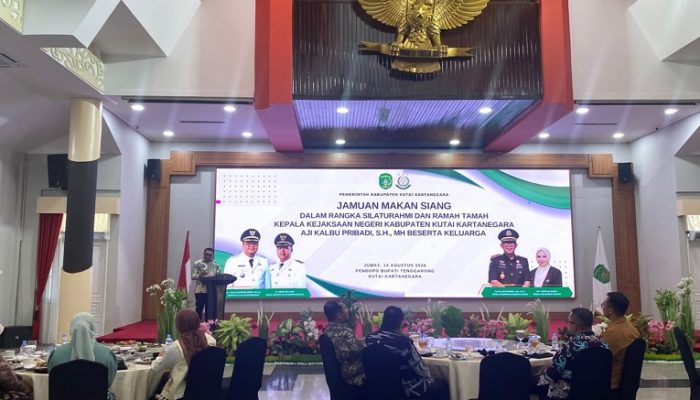 sambutan bupati kukar di jamuan makan siang