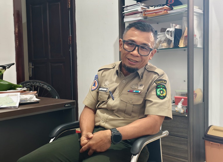 Sekertaris BPBD Kukar Aspianur Sandi (Dok. Andri/dutakaltimnews.com)