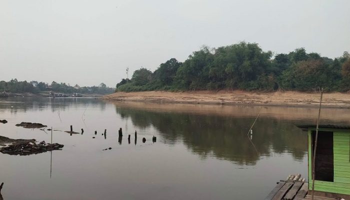 Sungai Belayan Surut, Ikan Berkumpul dan Hasil Tangkapan Warga Meningkat