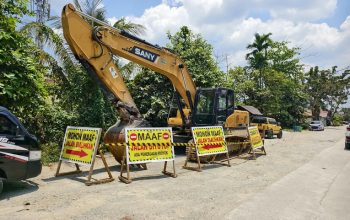 Pengerjaan Jalan Muso Bin Salim, Kelurahan Melayu, Kecamatan Tenggarong (Foto : Andri/dutakaltimnews.com)
