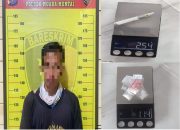 Delapan Paket Sabu Ditemukan dalam Tas, Pria 31 Tahun Diciduk Polsek Muara Muntai