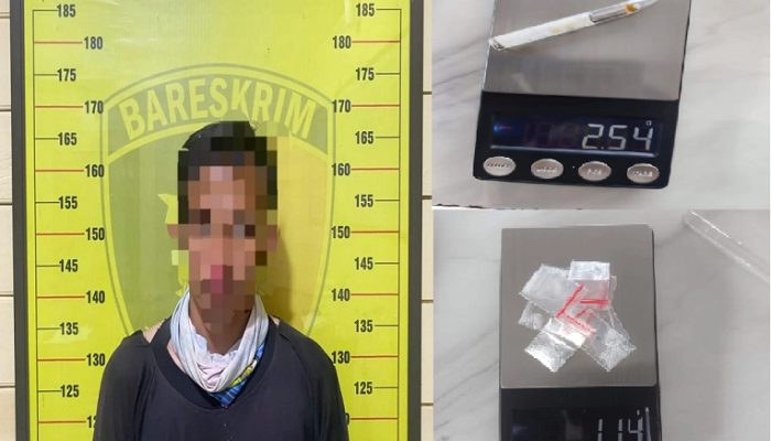 Delapan Paket Sabu Ditemukan dalam Tas, Pria 31 Tahun Diciduk Polsek Muara Muntai