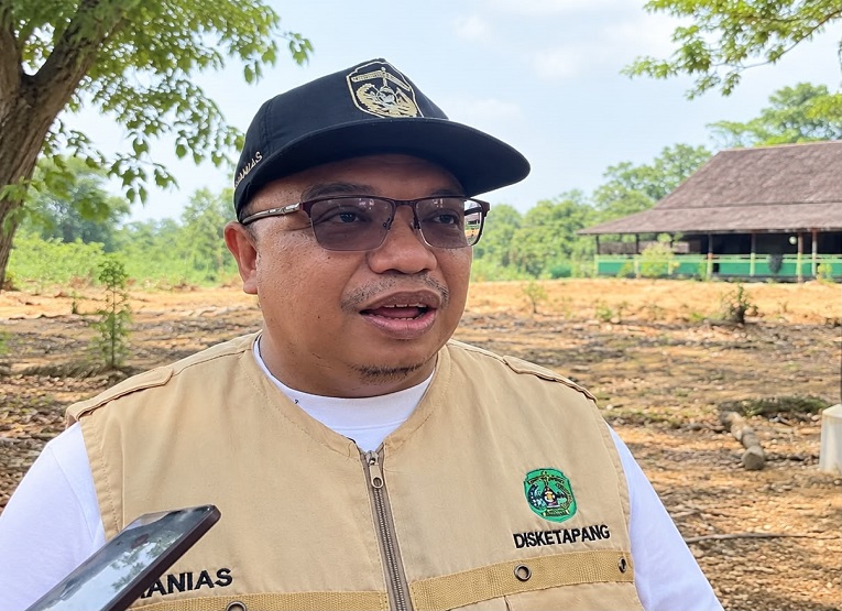 Kepala Dinas Ketahanan Pangan Kukar, Ananias. (Irvan/dutakaltimnews.com)