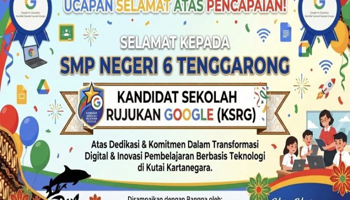 SMPN 6 Tenggarong Raih Predikat KSRG, Atasi Kendala Sinyal dengan Starlink