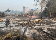 kebakaran hutan dan lahan (Karhutla) yang berhasil di padamkan di Kecamatan Muara Muntai. (Dok. Disdamkarmatan Kukar)