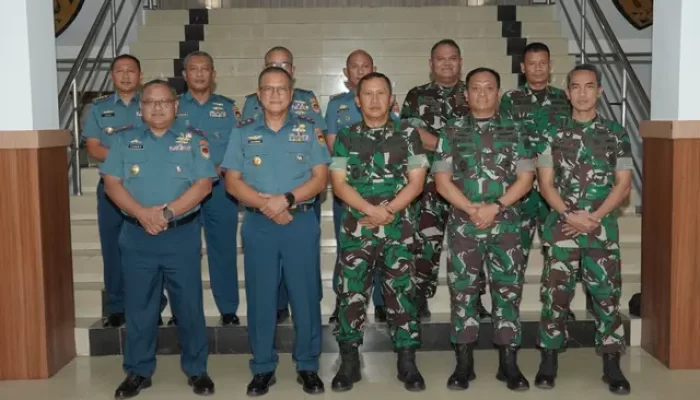 Kodaeral XIV Sorong Menerima Kunjungan Tim Pengawas Pembangunan Satuan TNI