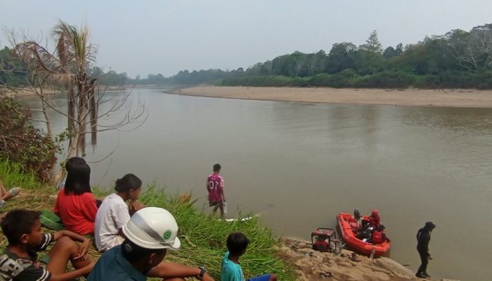 Karyawan PT EAS Tenggelam di Sungai Belayan, Pencarian Masih Berlangsung
