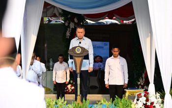 Menteri Perhubungan Dudy Purwagandhi menyampaikan peringatan Hari Perhubungan Nasional. (Dok. Menteri Perhubungan)