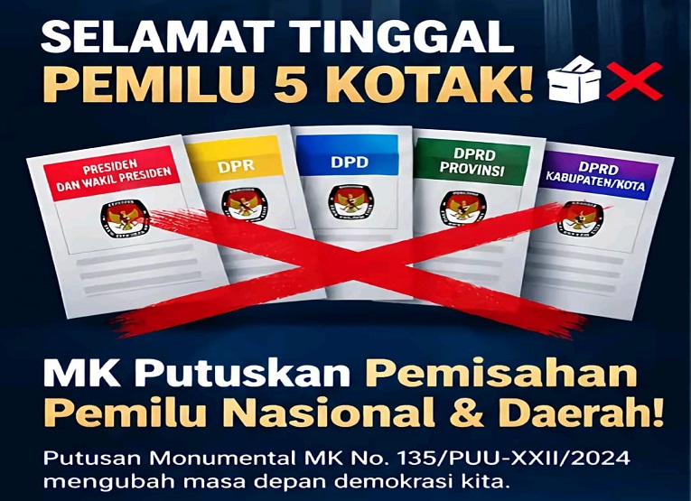 Komisi Pemilihan Umum (KPU) Kabupaten Kutai Kartanegara (Kukar) masih menunggu arahan dari KPU Republik Indonesia (KPU RI) terkait tindak lanjut putusan Mahkamah Konstitusi (MK) yang memisahkan pelaksanaan pemilu nasional dan pemilu daerah.