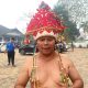 Penutur Bahasa Belian, Sarpin. (Irvan/dutakaltimnews.com)