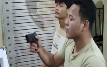 Penangkapan Polisi Gadungan Serta Barang Bukti di Kabupaten Deli Serdang, Sumatera Utara. (Dok. Tribratanews)