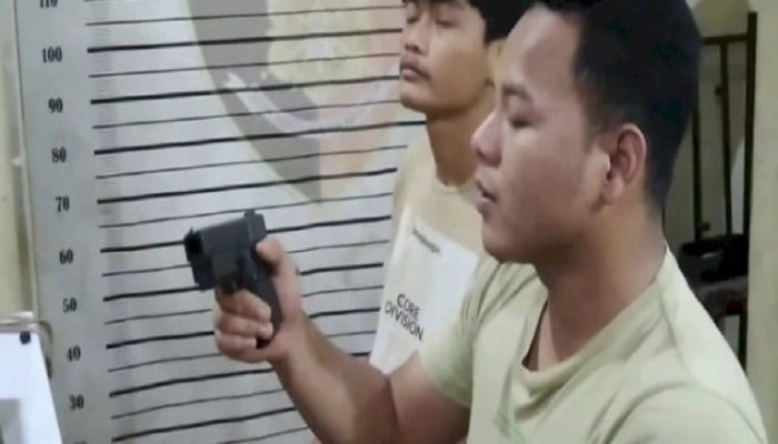 Polisi Gadungan Ancam Warga dengan Pistol Mainan, Dua Pelaku Ditangkap