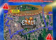 Rekayasa Lalulintas Pelaksanaan Belimbur Erau Adat Kutai (Dok. Satlantas Polres Kukar)