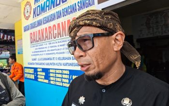Sekretaris Badan Penanggulangan Bencana Daerah (BPBD) Kukar, Aspianur Sandi. (Van/dutakaltimnews.com)