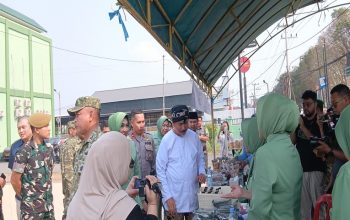 Pembukaan Bazar TNI dalam rangka HUT TNI ke-81 Tahun 2026 Bertempat di Lapangan Upacara Makodim 0906/Kukar. (Van/dutakaltimnews.com)