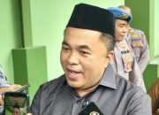 Ketua DPRD Kukar Ahmad Yani Saat Menghadiri Acara Syukuran HUT TNI Ke-81 di Makodim 0906 Kukar