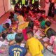 DP3A Kukar Dampingi 50 Anak Korban Kebakaran Lewat Kegiatan Menggambar