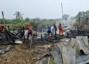Bangunan Bekas Sarang Burung Walet Yang Ludes Terbakar (Dok. Desa Mekar Jaya)