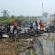 Diduga Bara Pembakaran Sampah, Bangunan Bekas Sarang Walet di Sebulu Terbakar
