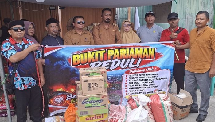 Solidaritas Warga, Bukit Pariaman Salurkan Rp31,47 Juta untuk Korban Kebakaran Loa Ipuh