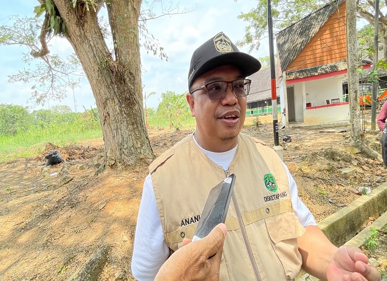 Kepala Dinas Ketahanan Pangan Kukar, Ananias. (Van/dutakaltimnews.com)