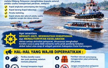 Flayer Himbauan Dari Dishub Kukar (Dok. Dishub Kukar)