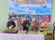 Peringatan HUT ke-81 TNI dengan tema “TNI Kuat Bersama Rakyat, Indonesia Berdaulat, Adil dan Makmur”. (Van/dutakaltimnews.com)