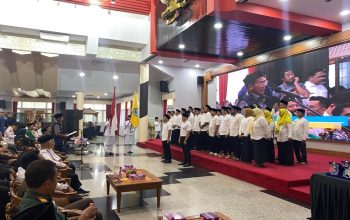 pelantikan Pengurus IKA PMII Kukar periode 2026–2031 di Pendopo Odah Etam Tenggarong. (Van/dutakaltimnews.com)