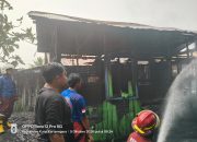 Kebakaran Rumah di Desa Separi Kampung RT 04, Kecamatan Tenggarong Seberang. (Dok. Disdamkarmatan Kukar)