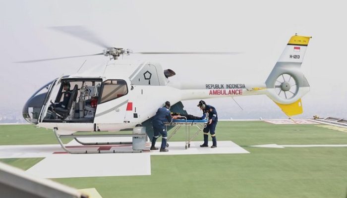 Kemhan, Kemenkes dan TNI Gelar Simulasi Evakuasi Medik Udara di RSPPN Soedirman