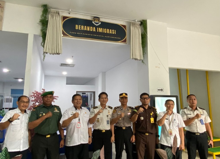 Peresmian Beranda Imigrasi di Mal Pelayanan Publik (MPP) Kukar. (Van/dutakaltimnews.com)