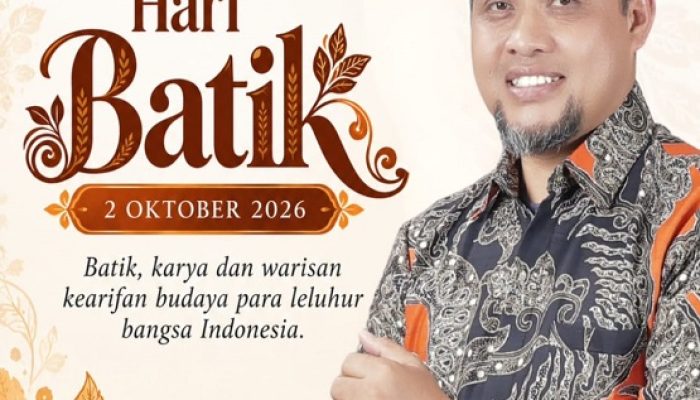 Hari Batik Nasional 2026, Ketua DPD PKS Kukar Ajak Masyarakat Rawat Warisan Budaya Bangsa