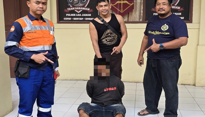 Baru Dua Jam Motor Hilang, Terduga Pelaku Curanmor di Loa Janan Berhasil Diamankan